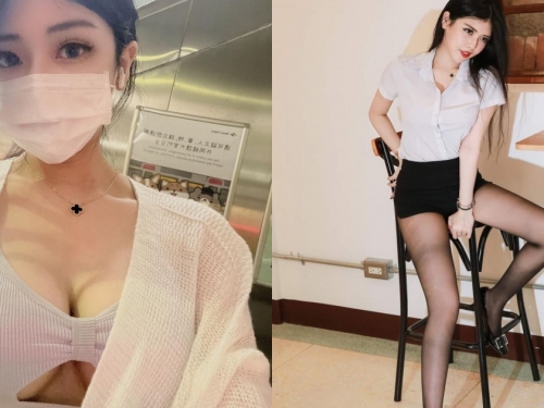 性感正妹「湘湘xiang」露南半球搭捷運，超惹火「人字下乳」有夠吸睛！