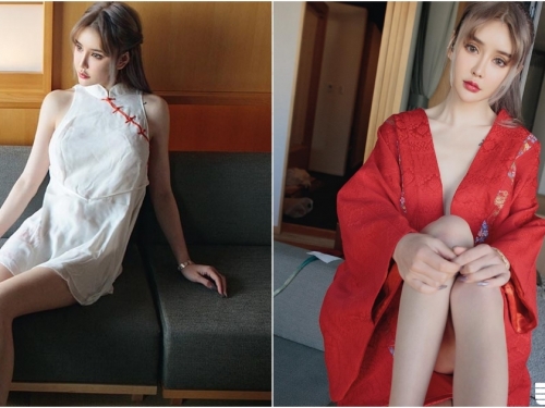 日本旅拍果然色氣滿滿！精靈姐妹花和服下「白嫩肉體」偷偷放送～