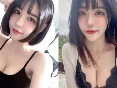 超強大「電眼正妹」楊楊，「兩粒雪白肉肉」讓網友神魂顛倒，臉也正到翻掉！