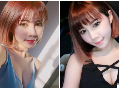 短髮妹子巨乳太兇狠，「火辣車頭燈」讓粉絲想直衝大馬了！