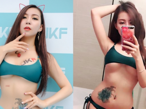大到罩不住！「程心」渾圓美乳從比基尼下緣溢出！南半球看的一清二楚...