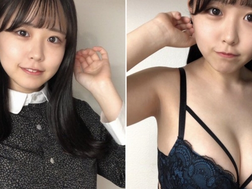 鄰家氣息！　F罩杯害羞美少女「柏木小夏」青春時代AV出道！