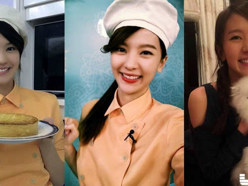 甜心廚娘上菜囉！正妹笑容比手上蛋糕還要甜！網友：我可以兩個都吃嗎...