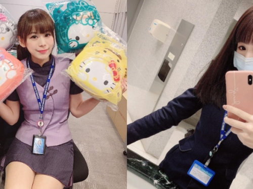板信銀行「正妹行員」制服底下是修長美腿　網友：想存兩億給她