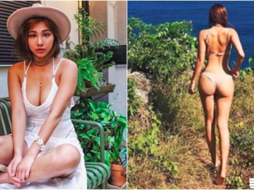 歐美規格的「兇猛妹子」！小麥肌膚「豐滿蜜臀」超撩人！胸前的大長輩也很狂啊！