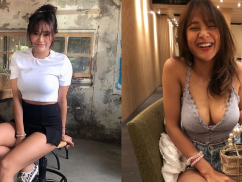 絕對是Boss級的乳量！「小麥肌巨乳妹」渾圓奶球就算穿著衣服也遮不住