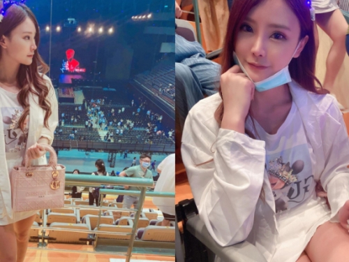 周興哲演唱會遇見短裙正妹！性感女神「瑜寶寶」展現逆天長腿曲線
