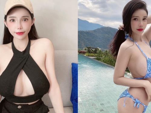 南投埔里出沒超狂巨乳妹，「雙球比頭大」好吸睛，不科學傲人曲線網友超愛！