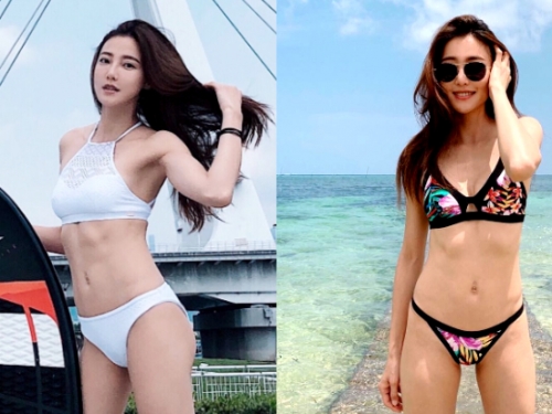 海邊驚見衝浪辣妹！超正ＭＤ「張瑋純Mico」比基尼大曬性感腹肌，就想跟她一起做運動！