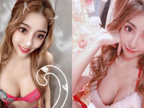 甜心正妹「Lola 蘿拉」聖誕火辣過節，超低胸視角讓人口水狂流！