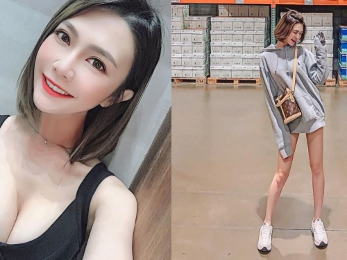 大賣場「下衣失蹤正妹」美腿超吸睛！身材火辣笑容超甜，大馬來台妹子94不一樣～
