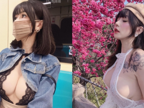 巨乳口罩妹「無罩搭乘」台北捷運　對面乘客都得彎著腰下車