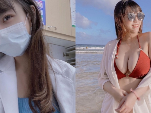 護理師好辣！墾丁沙灘大秀「巨乳比基尼」，超兇猛「柔軟弧度」網友直呼：乳浪太強！