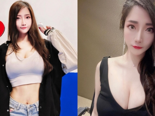 長髮正妹「Angel桃桃兒」爆乳露腰打桌球！「34E雪乳」比小白球還要吸睛！