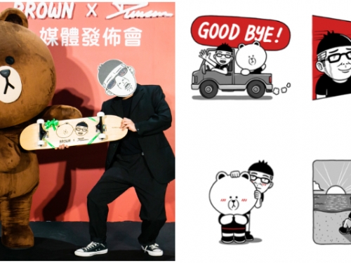 熊大生日啦！LINE 推出「BROWN X Duncan」組合　開創台灣插畫家首度聯名貼圖！