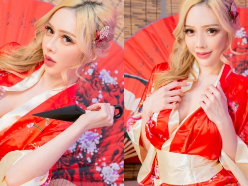 居酒屋遇到傳說中的超大奶花魁「雲嫣」，寬衣解帶...行魅惑之術！