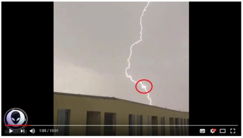 閃電中驚現「三角形UFO」　60萬網友熱議捷克神秘畫面