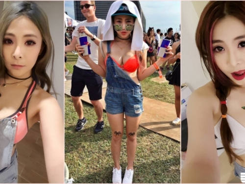 霸氣女DJ「低胸爆乳」太惹火！燃燒五官的飽滿美乳讓人受不了...