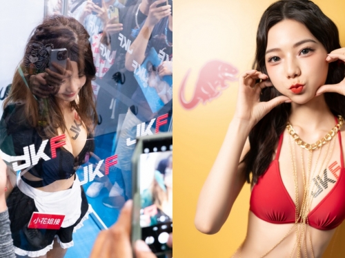 爆奶「櫥窗女郎」美乳時刻粉絲搶拍，「超誘惑S曲線」惹火放送！
