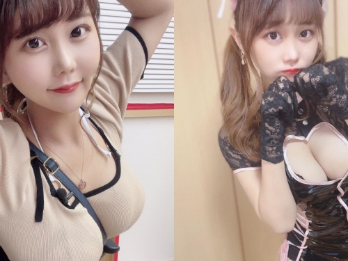 「巨乳女大生」斜背包壓中線挺雄偉雙峰！「G罩杯」登雜誌封面太搶眼！