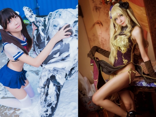 大隻馬美腿Coser「NAYU」光腿長就100公分　騷穿「透膚黑絲」畫面超引人遐想