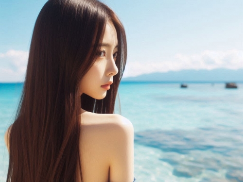 看海的妹子