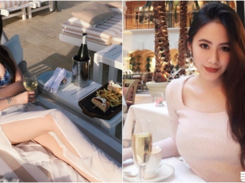寮國也出「極品正妹」！43萬人追蹤的「白嫩美乳妹」！顏值身材都超棒啊！