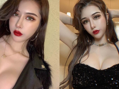美豔爆乳妹子「身上布料好少」，巨大車頭燈實力搶鏡！