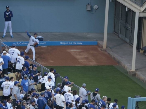 MLB》空前盛況！爆滿球迷看大谷翔平牛棚練投 道奇鐵捕敬佩曝期望