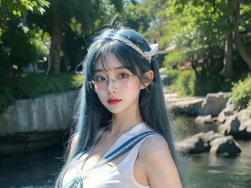 ★PATREON★ AI_KAORI - Long Hair Girl with Young Girl Outfit - Part 1