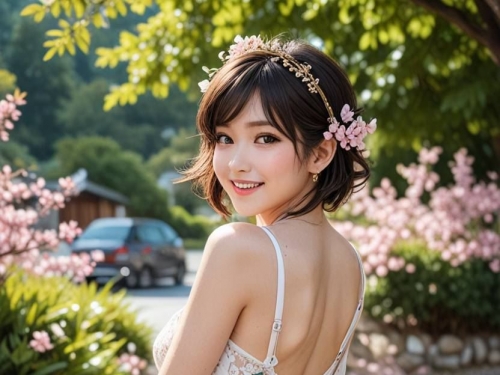 賞櫻妹子