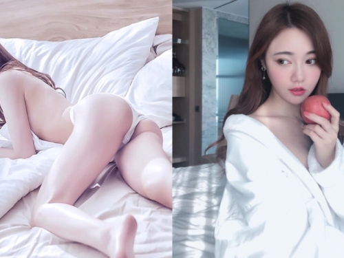 若隱若現神秘帶！火辣甜心「蘇小立」一年一度尺度大開，邪惡吐舌讓人想即刻享用！