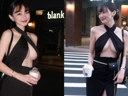 路口亮點！「Donna」斑馬線上掉美乳，「鮮嫩人字」讓司機不捨起步