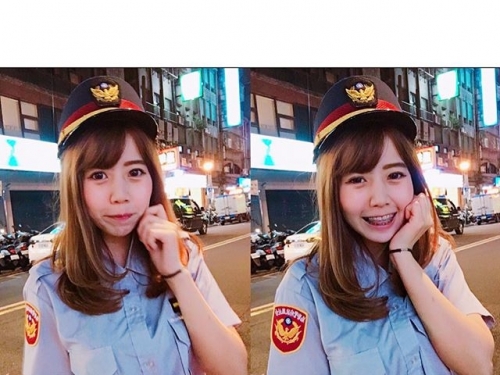捕獲超兇猛車頭燈女警，低頭一看胸前兩顆「大肉包」我就乖乖繳械投降了.....