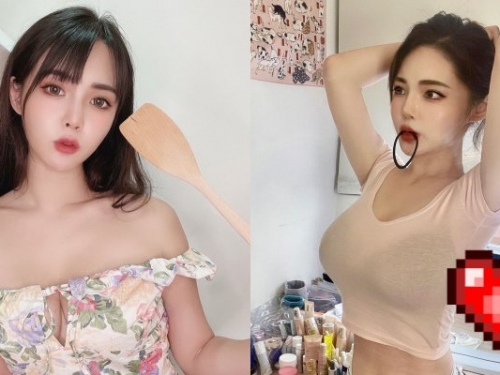 肝連妹「咬髮圈紮馬尾」姿態好迷人！「身後鏡子」畫面太吸睛意外搶走焦點