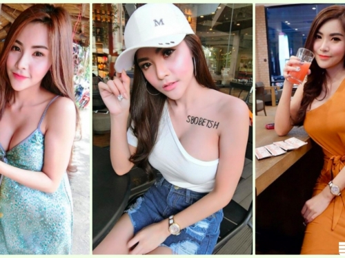 引人遐想！超胸「白衣奶妹」美乳視角好壞壞！超邪惡「低胸畫面」讓網友受不了…
