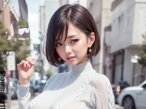 AI生成美女~Street Model 36