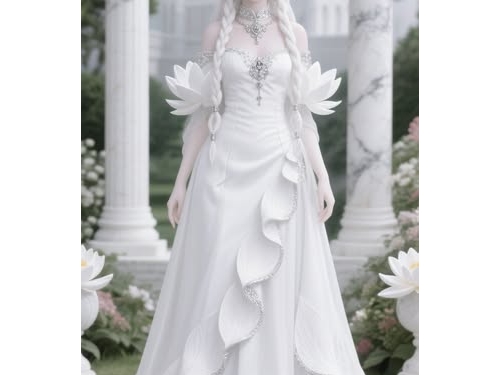 White Gothic Dress