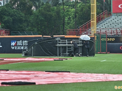 中職》雨勢影響 天母味全龍對富邦悍將延賽