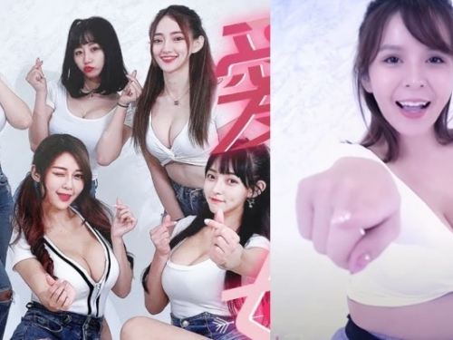 黑男組「一日網紅女團」！成員「太胸爆」晃不停！網友：真的是起邱比特了...