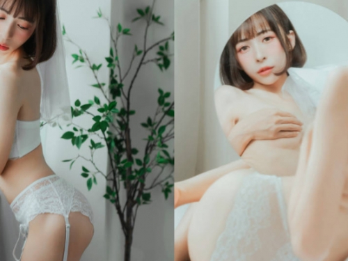 新婚之妻「子子」晨間裸足挑逗，「蕾絲美體」喚醒丈夫慾望！