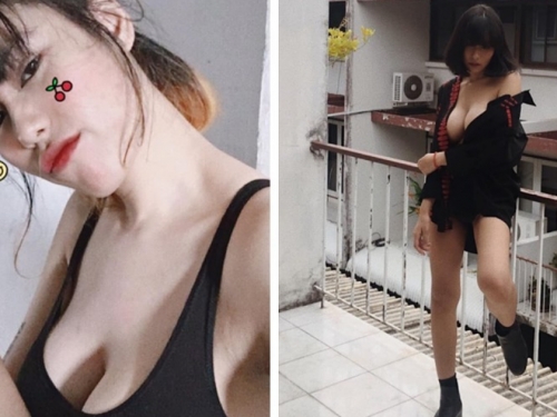 好狂野的泰奶妹！四下無人敞衣「露出雙球」大膽拍照，平時自拍也是乳香味濃！
