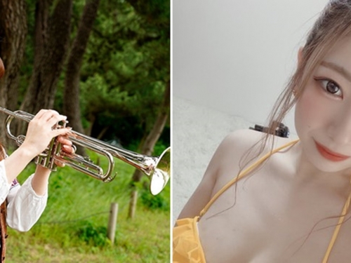 吹了12年！　F罩杯美女小號樂手「櫻坂凜花」AV出道！