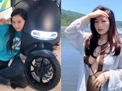 該換車了吧？桃園Gogoro正妹業務「Jenny Wang」又甜美又火辣
