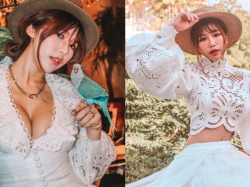巴洛克少女！「彌海砂Sarre」精美洋裝偷曬小蠻腰，「兇猛玉兔」也失控蹦出