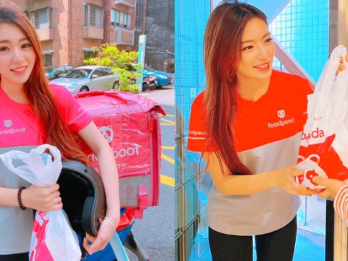 Foodpanda「正妹外送員」顏值太高、身材太好　網友：看我還不吃爆？
