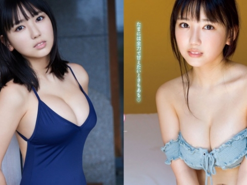 開外掛的 17 歲！F 奶高中生「澤口愛華」登少年雜誌封面！電眼＋巨乳成寫真界最強新星
