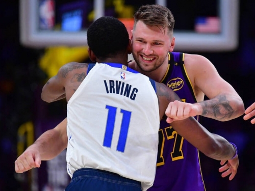 NBA》賽後與前隊友厄文擁抱致意 東契奇：他是我兄弟