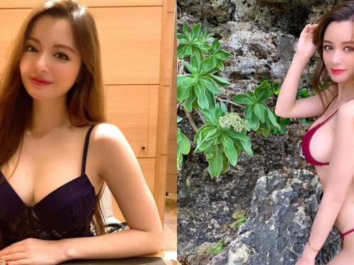 日愛德意四國混血正妹！「Ami」五官深邃眼睛好會電，「辣妹泳裝」大方分享！