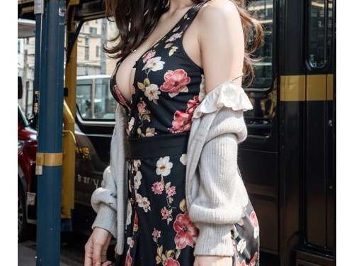 a girl in the platform